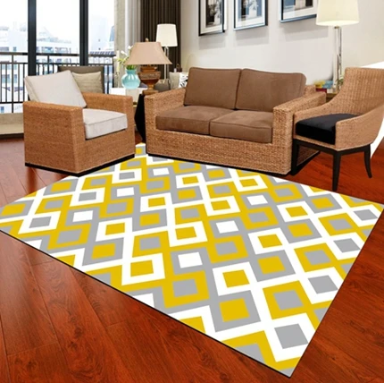 Большой Европейский геометрический Черный и белый ковры для Спальня Гостиная Дверь кухни, ванной коврик с антискользящим покрытием коврик - Цвет: Carpet10