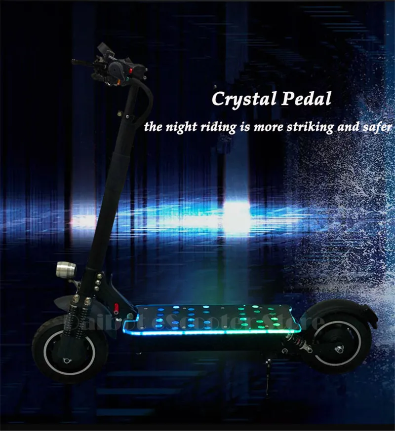 UBGO Electric Scooter 2000W 60V Two Wheel Electric Scooters 10Inch Double Drive 52V Gapless Handle Bar Powerful Electric Scooter (1)