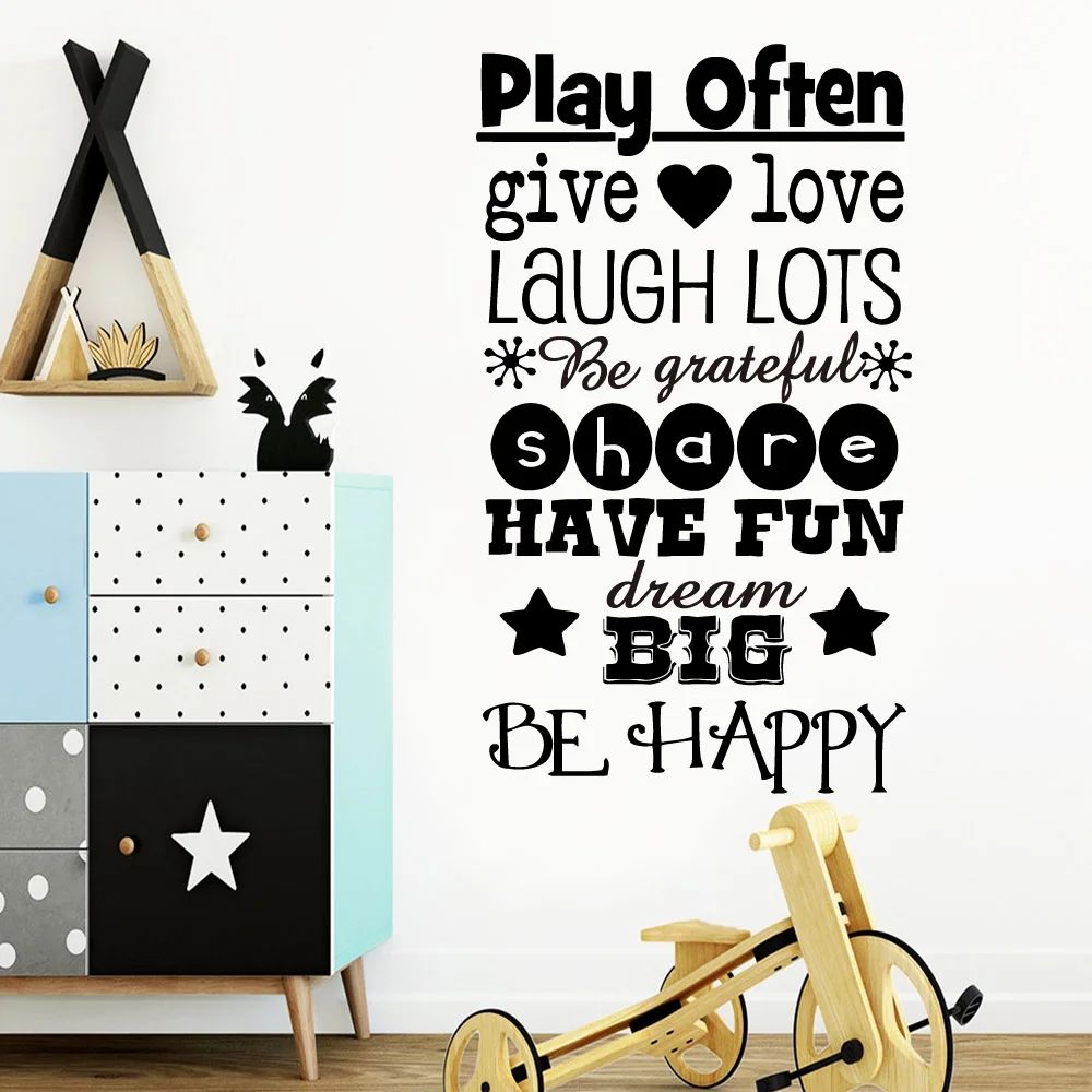 

Diy sentence Wall Sticker Self Adhesive Vinyl Waterproof Wall Art Decal For Home Decor Living Room Bedroom Decal Mural