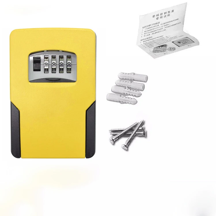 BIg size Key Safe Box Password Lock Key Safes Big Space For Outdoor Company Office Home Wall-mounted Storage Box