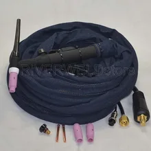 WP-26V-25R TIG сварочный фонарь в комплекте с газовым клапаном управления TIG головной корпус 25 футов 7,6 м 200 ампер с воздушным охлаждением