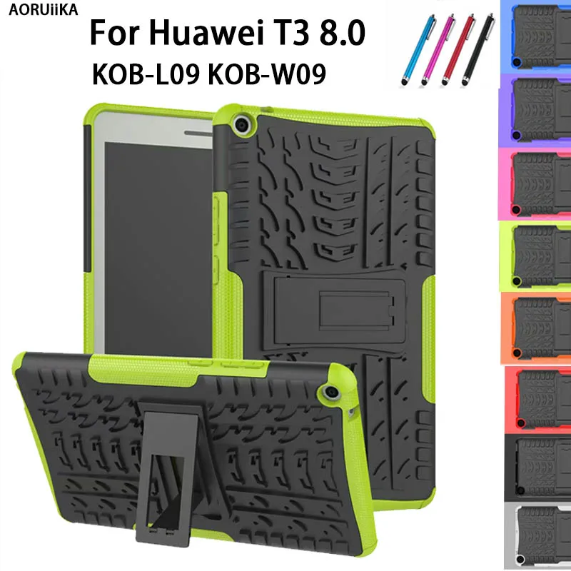 Для huawei Mediapad T3 8 0 чехол мягкий силиконовый + поликарбонатный чехол-накладка на