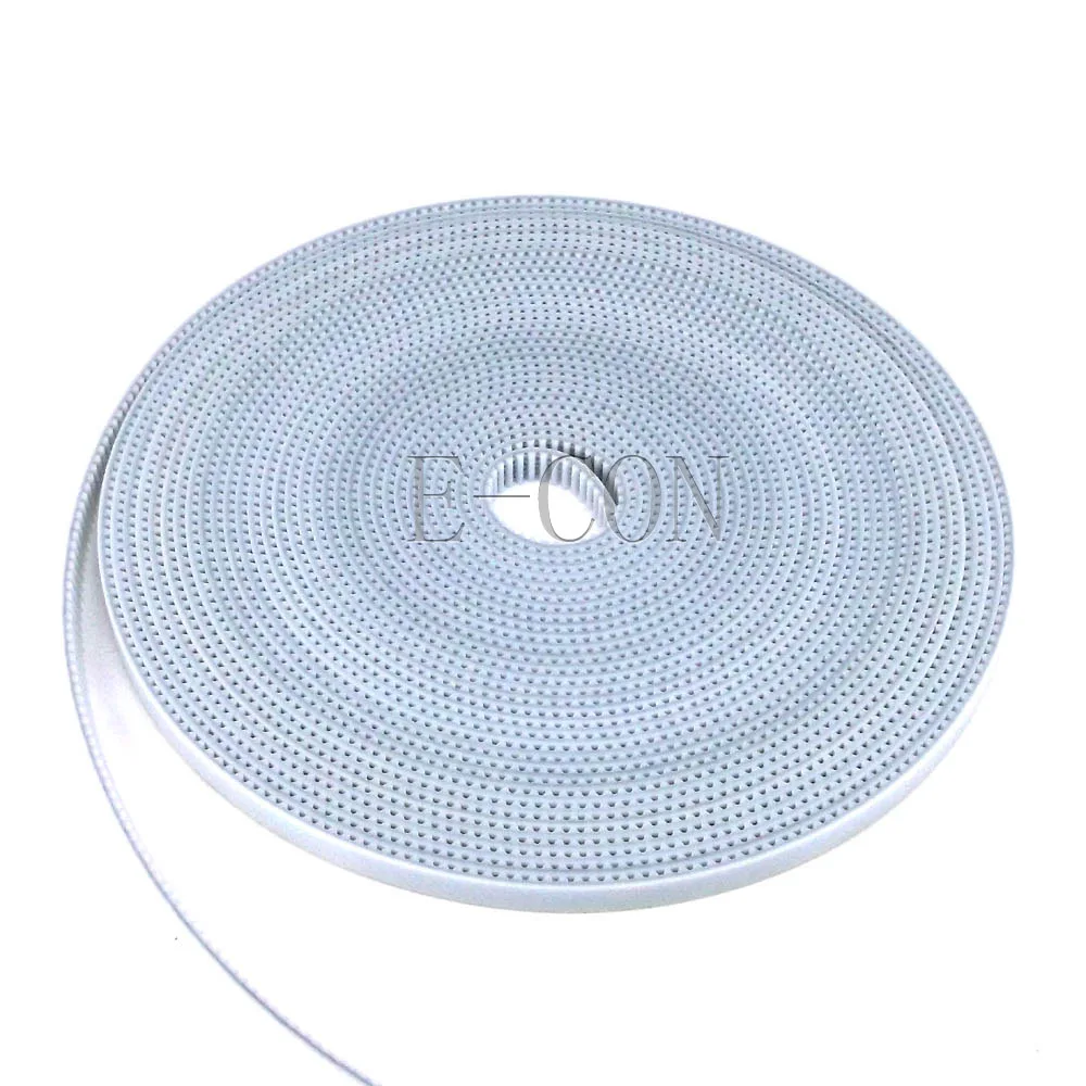 

1m or cut to length HTD3M Timing Belt Width 10mm for HTD3M Timing Pulley 3D Printer White Prusa Mendel Steel Cords Open End