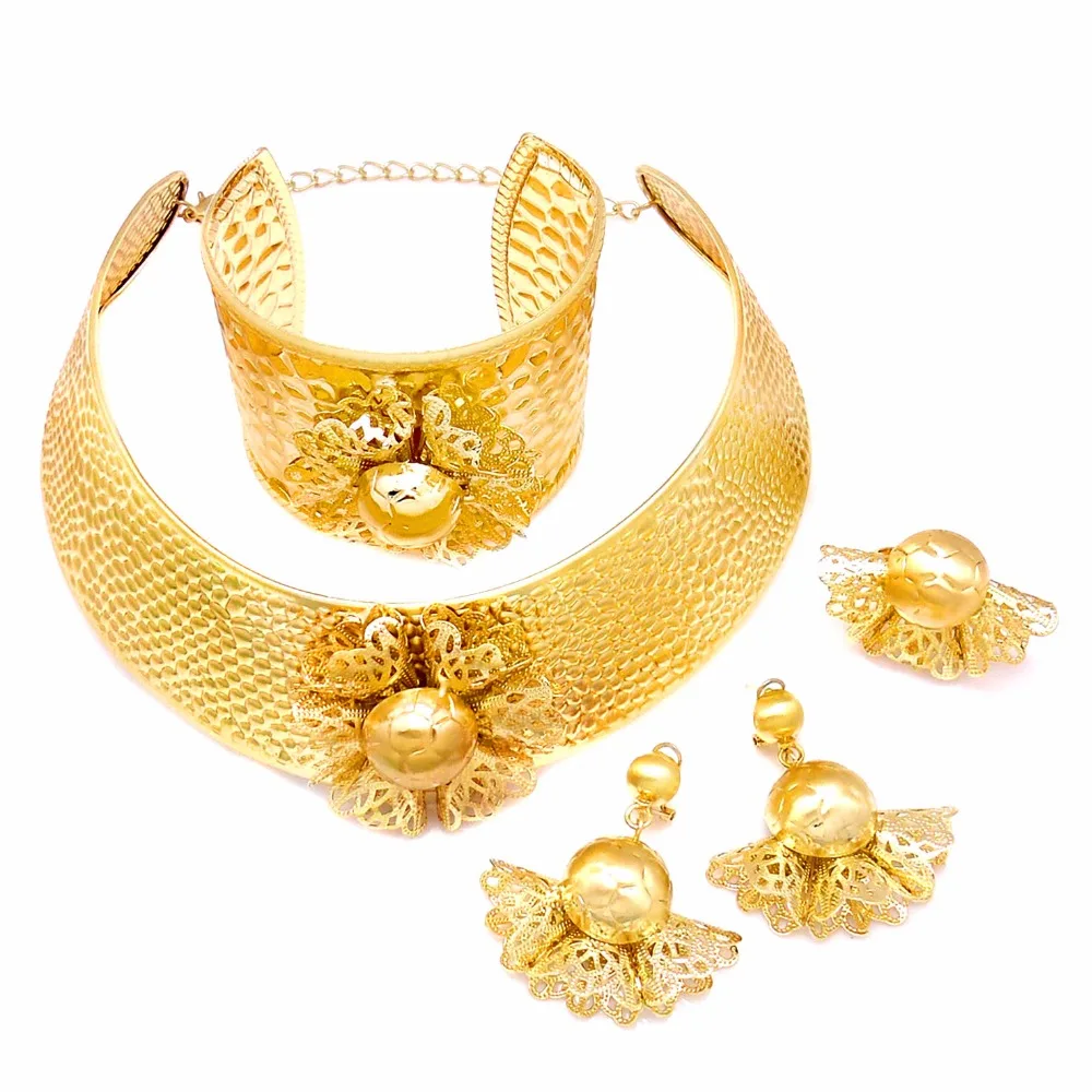 

heavy kundan arabic bridal jewelry sets gold color turkish jewelry handmade in china