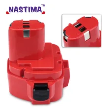 NASTIMA 12V 2.1Ah Replacement Battery for Makita 1220 PA12 1222 1233S 1233SA 1233SB 1235 1235A 1235B 192598-2 192681-5 193981-6