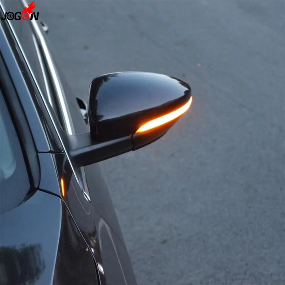 Светодиодный индикатор зеркала заднего вида с боковым крылом, повторитель динамического сигнала поворота, светильник для VW Passat B7 CC Scirocco Jetta MK6 EOS