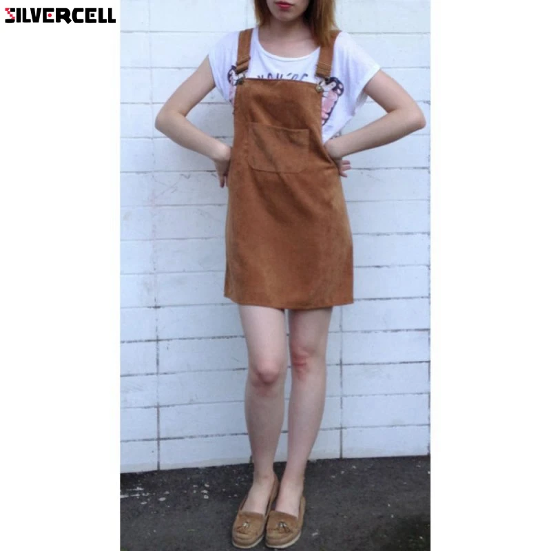 corduroy overalls skirt