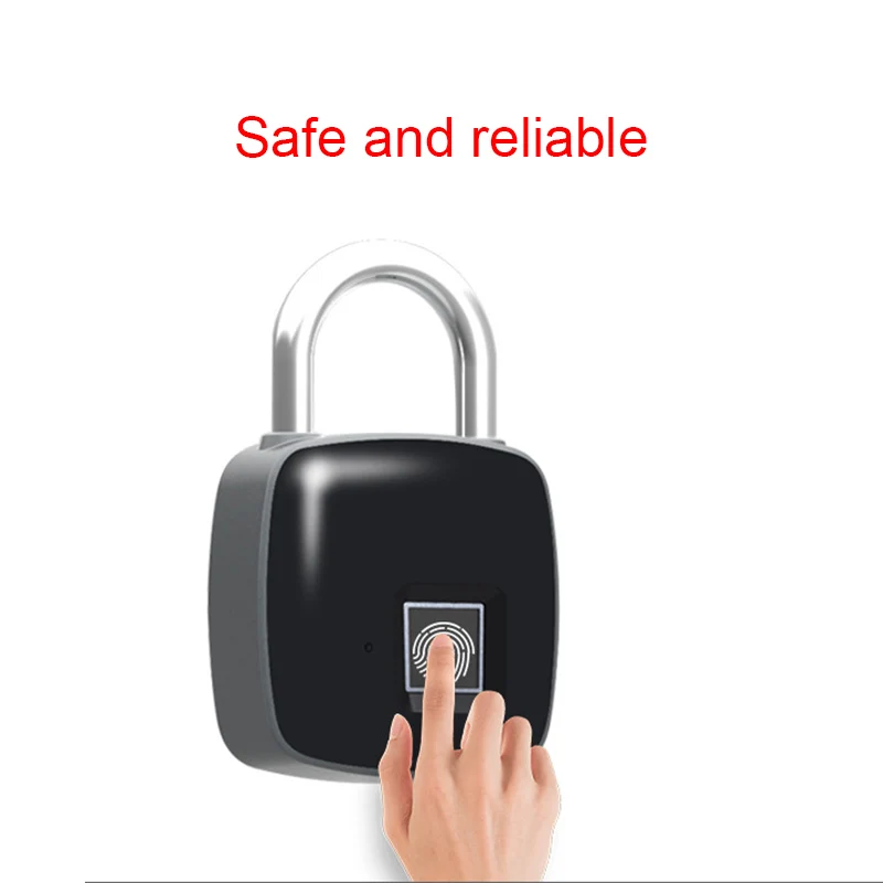 

Anti-theft Smart Fingerprint Lock Waterproof Keyless Door Cargo Padlock for Bag Door Suitcase XXM8