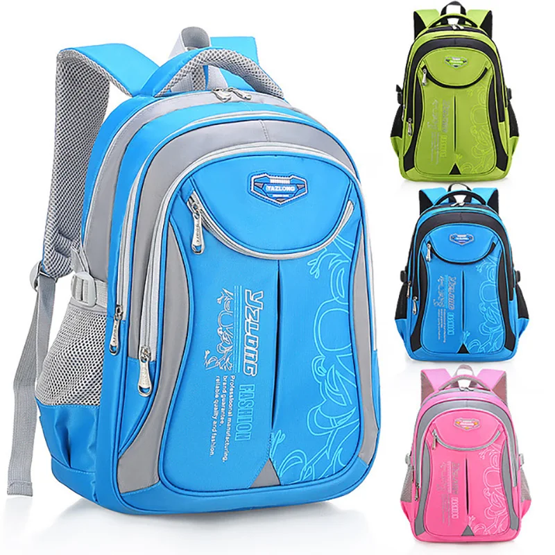 Детские школьные сумки рюкзак школьная сумка для подростков мальчиков и девочек большой Ёмкость Водонепроницаемый Портфель Дети