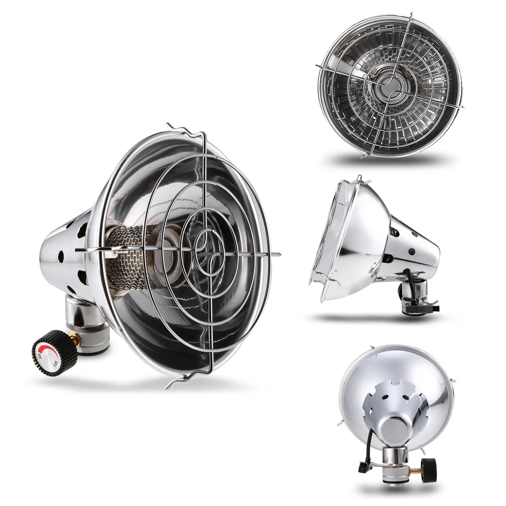  Stainless Steel Outdoor Portable Camping Stove Gas Heater Warmer Heating Butane Stove Camping Equip