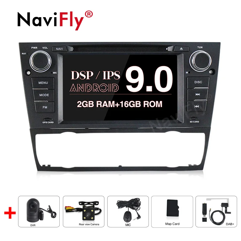 

NaviFly The latest software Android9.0 IPS Screen DSP Special Car Multimedia For BMW E90 E91 E92 E93 318 320 325 with dvd gps