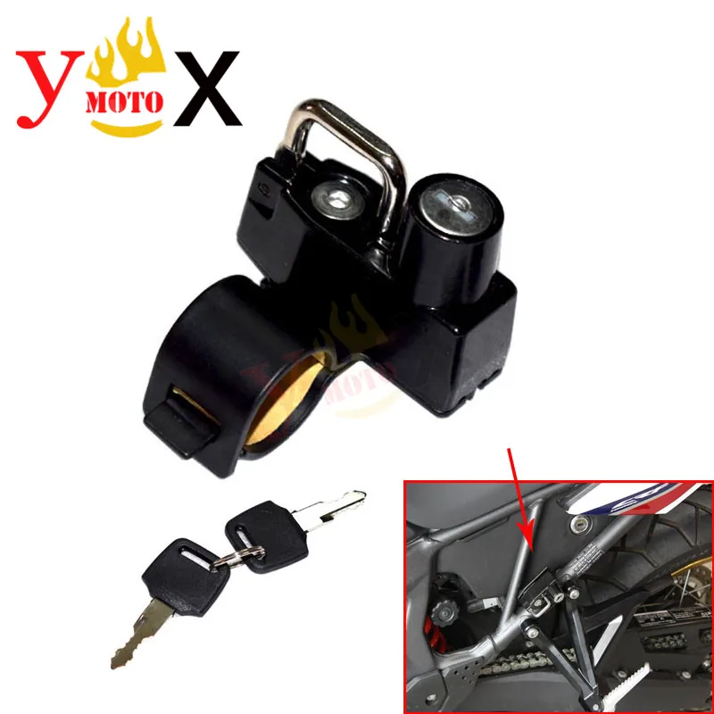 

Modified Motorcycle Helmet Lock Security Anti-theft W/ Key For DUCATI Monster 696 796 1100 S2R S4R Diavel Hypermotard 796 939