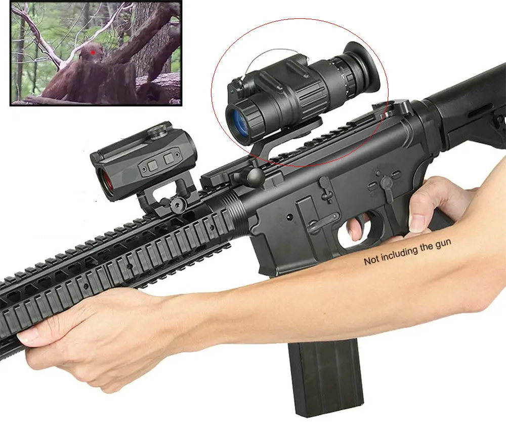 Night Vision Riflescope Monocular Device PVS-14 Night Vision Goggles Digital IR Hunting Trail Telescope for Rifle Scopes Helmet Night Vision Riflescope Monocular Device PVS-14 Night Vision Goggles Digital IR Hunting Trail Telescope for Rifle Scopes Helmet