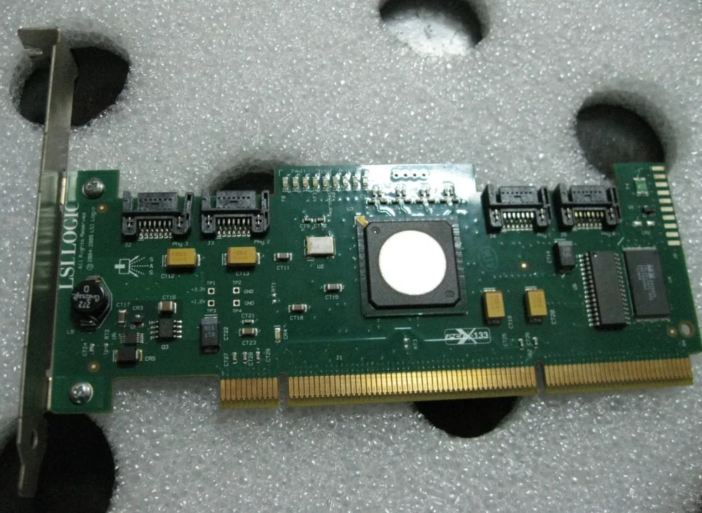 

RaidStorage Avago LSI SAS 3041X-R 8 port HBA JBOD SATA X4 SAS 3Gb PCI-x 133 Controller Card