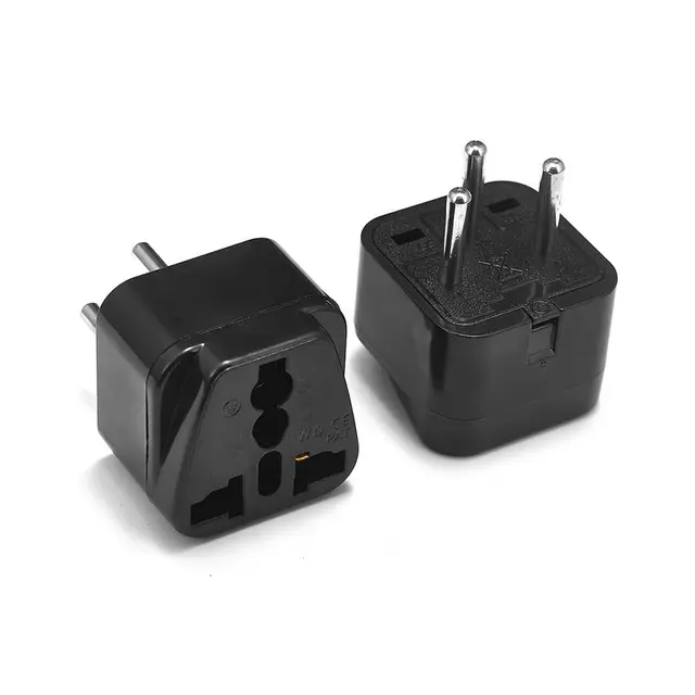 100pcs Universal IL EG Plug Power Adapter US EU Euro US AU UK To 3 Pin