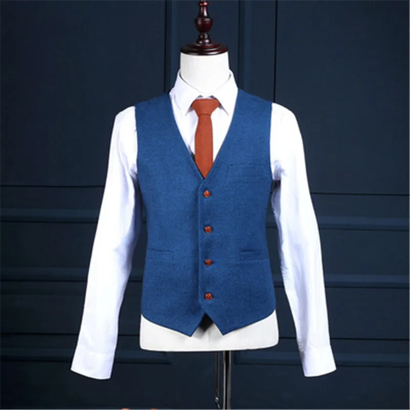 RUELK 2019 Famous Brand Mens Suits Wedding Groom Plus Size 3XL 3 Pieces(Jacket+Vest+Pant) Slim Fit Casual Tuxedo Suit Male