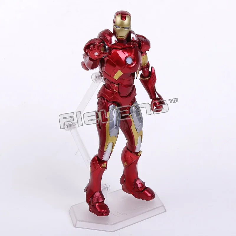 Figma 217/EX-026/EX-018 Железный человек Mark VII MK 42 ПВХ фигурка Коллекционная модель игрушки