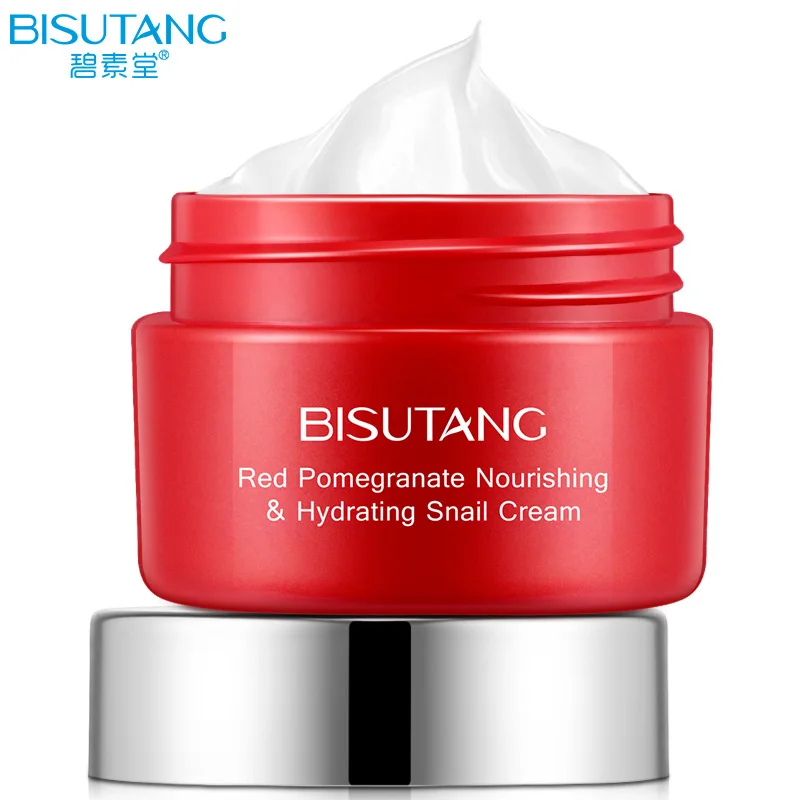 

BISUTANG New moisturizing whithening Red Pomegranate Nourishing & Hydrating Snail Anti Wrinkle Aging Skin care Face Cream