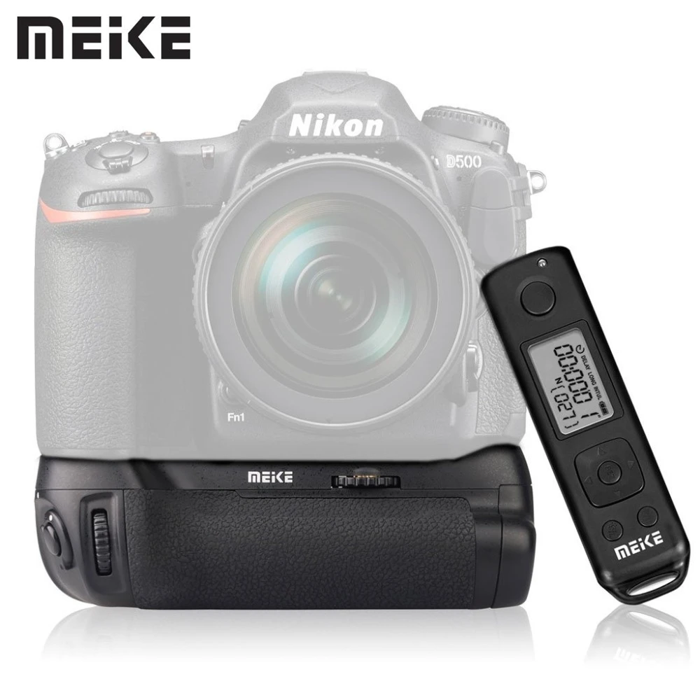 MEKE Meike MK-D500 Pro Power pack Встроенный 2 4 GHZ FSK пульт дистанционного управления для камеры