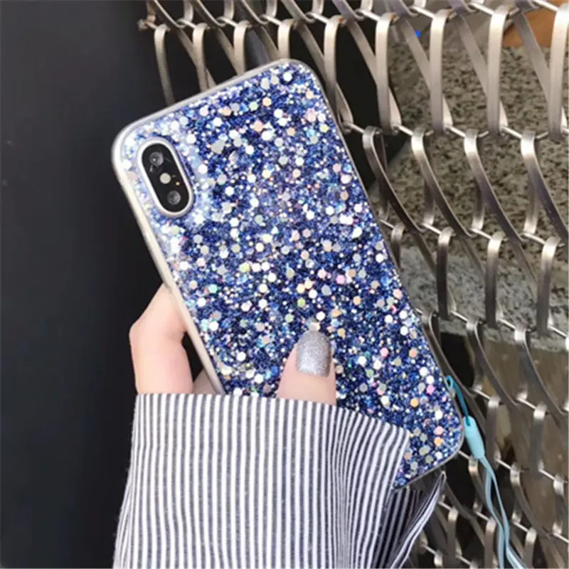 Чехол для телефона Huawei P8 P9 P10 Plus P20 Lite P30 pro selfie P Smart Luxury женщин милый Блестящий
