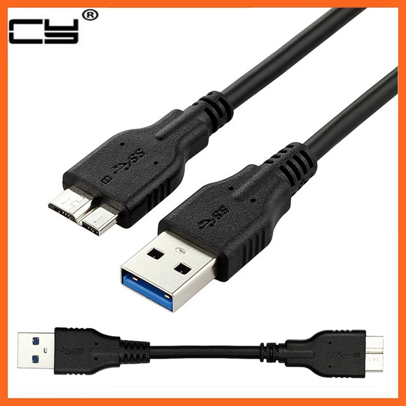

High Speed 0.1m USB 3.0 Cable Type A Male to USB 3.0 Micro B Male Adapter Cable Converter for External Hard Drive Disk HDD