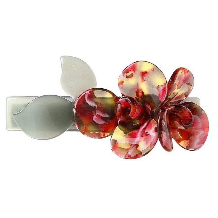 2016New Women Hairclips High Quality Flower and Leaves Hairclip