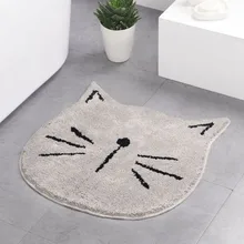 Мультяшные животные Коврики для пола шлюз двери ванной комнаты водопоглощающий Противоскользящий коврик забавная Ванна гостиная двери коврики