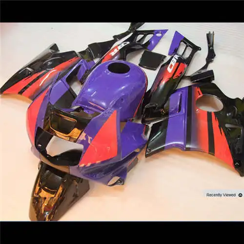 Orange красный белый CBR600 F2 Обтекатели для CBR600 F2 1991 1992 1993 1994 CBR600F2 91 92 93 94 обтекателя тела синего, белого, красного цвета - Цвет: 3
