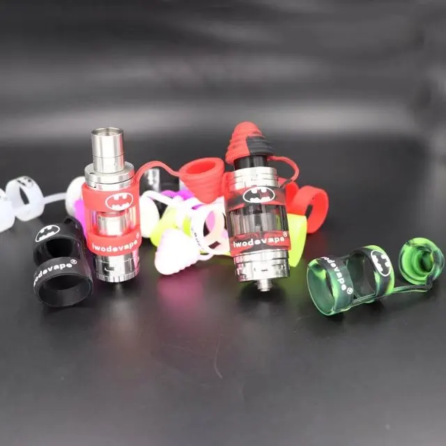 

4pcs Silicone rubber Atomizer Dust Cap for Electronic Cigarette vaporizer mouthpiece drip tip cap fit RDA RBA atomizer