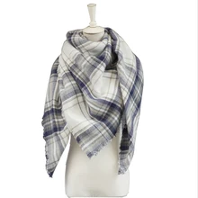 High Quality new arrival Plaid Scarf Women Cashmere Winter Scarf Female Warm Tartan Foulard Shawl square Scarves