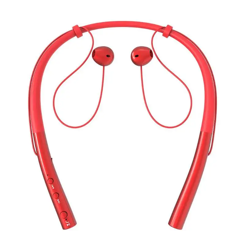 HBQ Q14 Bluetooth наушники гарнитура с шейным ободком беспроводные спортивные для Xiaomi