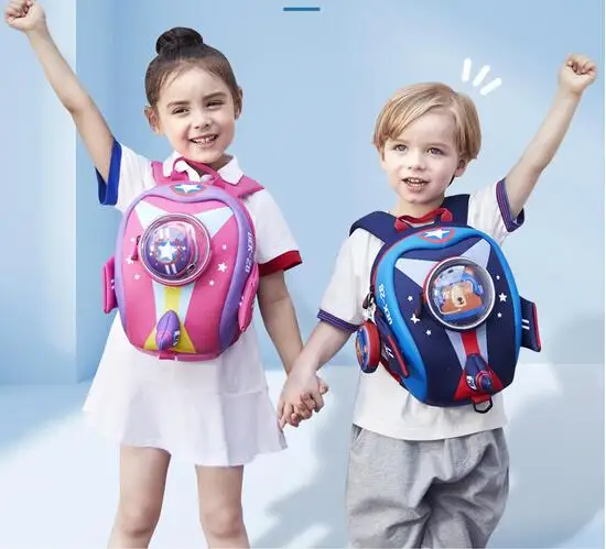 

Joyloading 3D Cartoon Super Plane Pilot Design Kids Backpack Students Preppy Schoolbag Children Pack