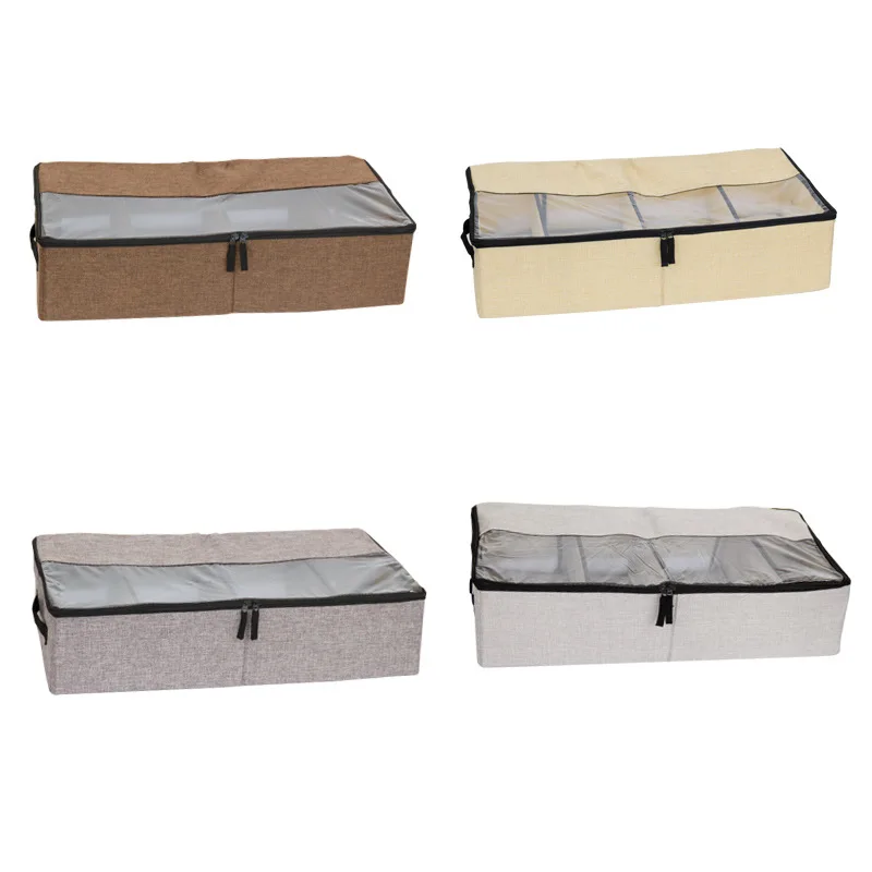 

Multifunctional Wardrobe, Cotton Quilt, Thickened Fabric, Transparent Shoe Box, Dust-proof and Moisture-proof Bed-sole Shoes