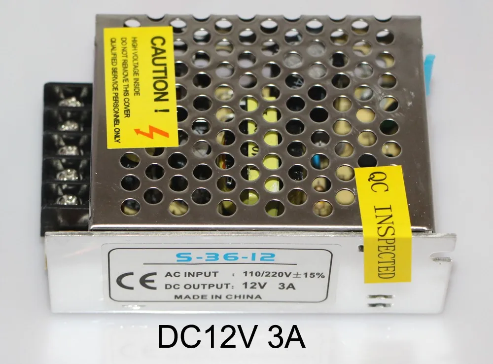 AC DC 12V Питание AC 220V переменного тока в постоянный 12В трансформатор 1A 2A 3A 5A 10A 20A 30A Светодиодный драйвер для Светодиодный светильник полосы