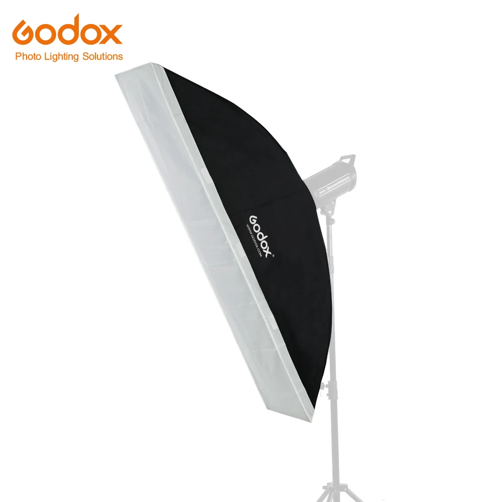 Софтбокс Godox 35x160 см 14x63 дюйма Портативный Прямоугольный студийный стробоскоп