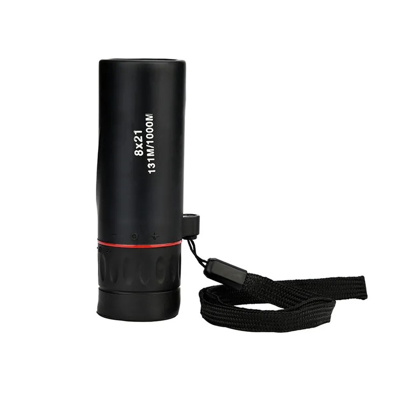 New Monocular Telescope 8x21 Camping Hunting Sports Telescope Handy Scope Compact Monocular Binoculars Portable Black #3d28 (3)