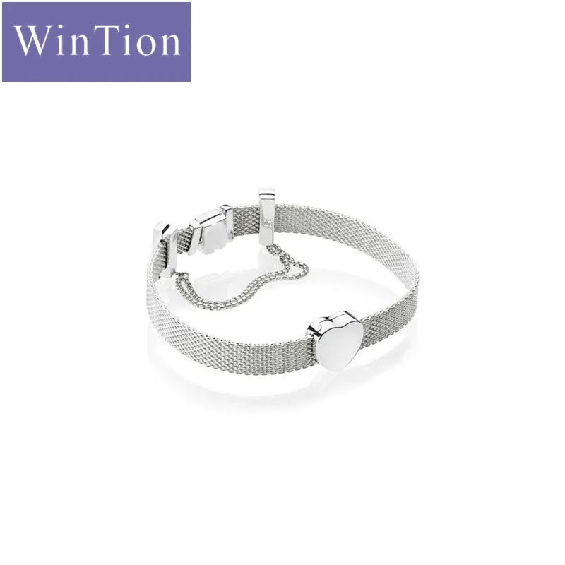 

WiTion PAN S925 sterling silver bracelet bracelet simple elegant luxury bracelet lovers holiday gift