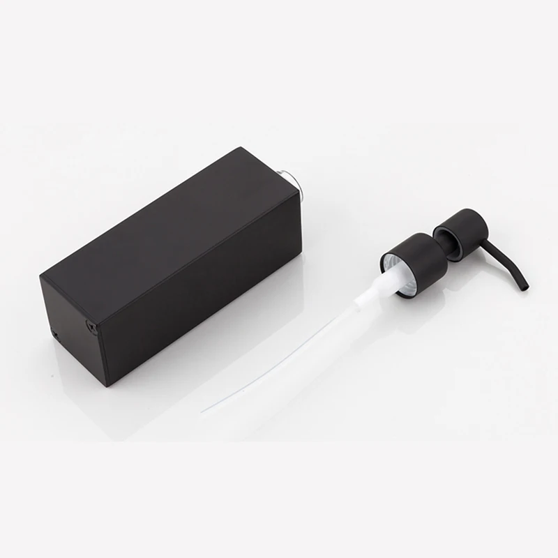 GTBL New Stainless Steel Handmade Black Liquid Soap Dispenser Bathroom Accessories Kitchen Hardware Convenient Modern