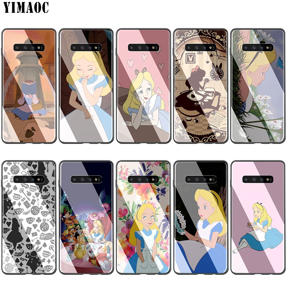 

Lavaza Alice in Wonderland Glass TPU Case for Samsung Note 8 9 S7 S8 S9 S10 A10 A20 A30 A40 A50 A60 A70 Edge Plus