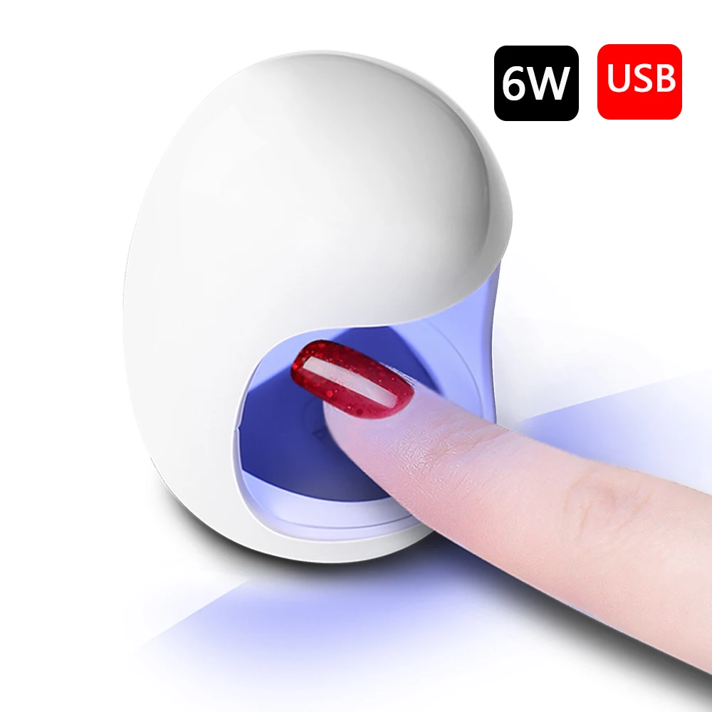 Новая Профессиональная мини-Сушилка для ногтей 3 Вт USB портативные ультрафиолетовые светодиодные лампы для ногтей сушилка для отверждения всех гелей лак для быстрого дизайна ногтей инструменты