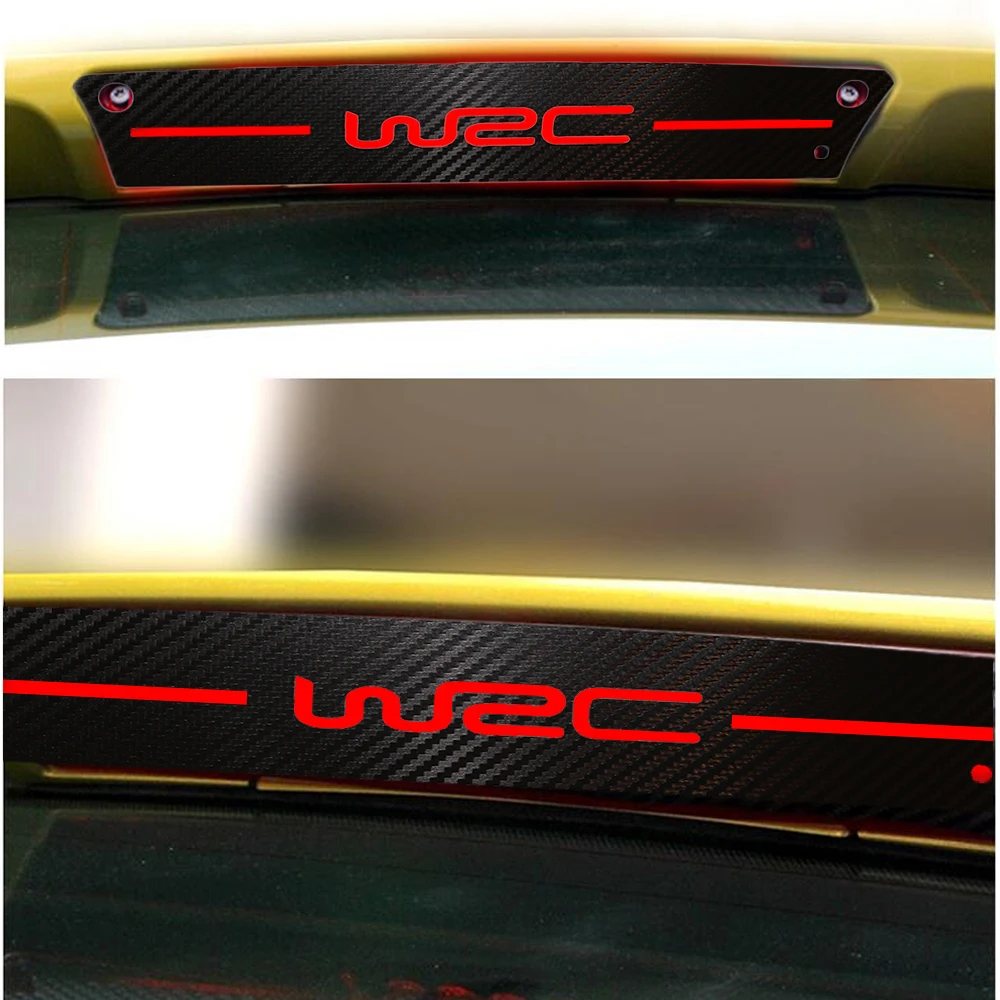 

Additional Brake Light Sticker Decorative 3D Carbon Fiber High Mount Stop Lamp Cover for Ford Focus 2 3 2012-2015 Car Styling