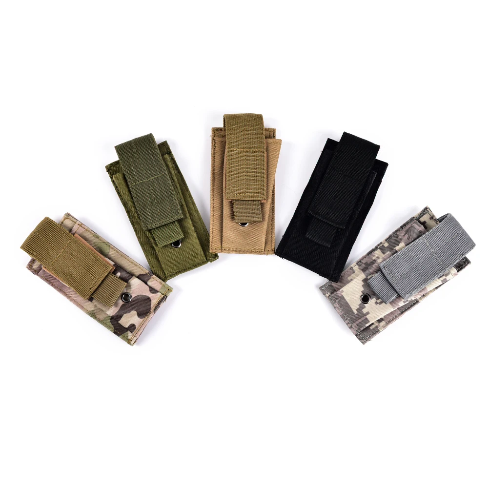 Tactical Pouches Molle Clip Single Magazine Pouch Hunting Open Top Ammo