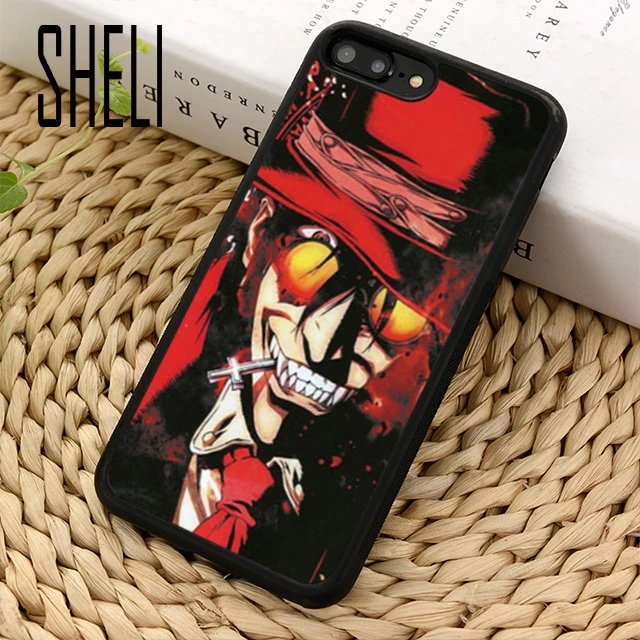 SHELI аниме Хеллсинг Алукард чехол для телефона iPhone 5 6 6s 7 8 plus 11 pro X XR XS max Samsung S6 S7 edge S8