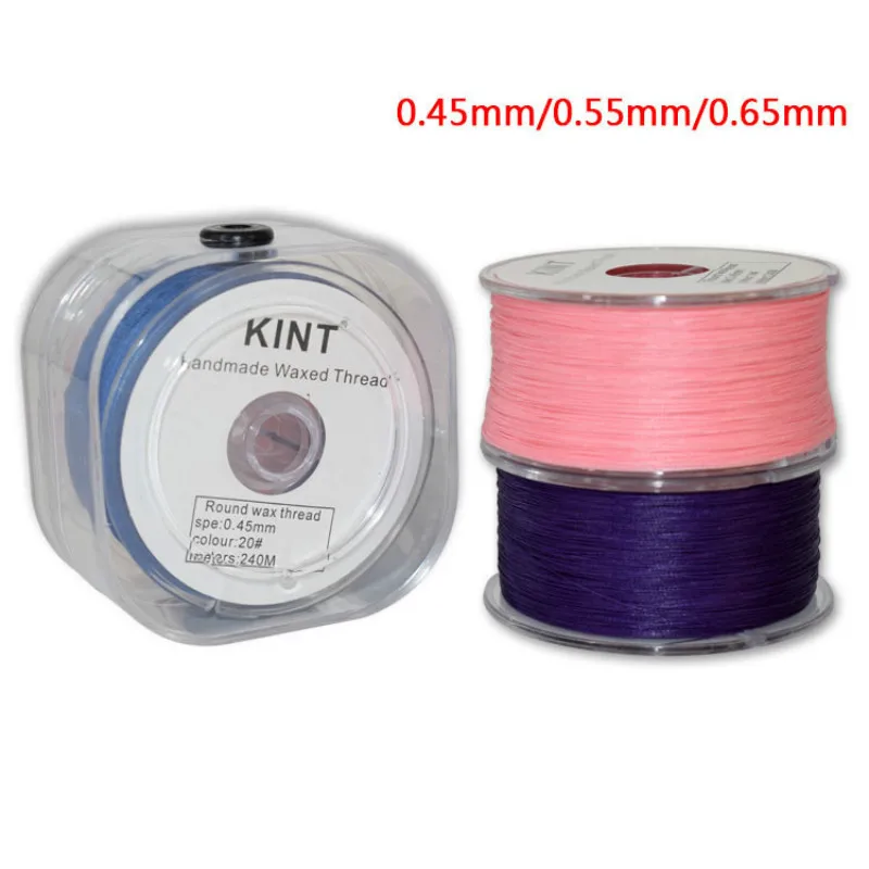 0.45mm 0.55mm 0.65mm Wax Cord Thread Cotton Cords String Strap Necklace