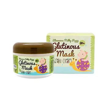 

Elizavecca Milky Piggy Glutinous Mask 80% Snail Cream 100ml Face Cream Strong Hydration Anti-wrinkle Acne Scar Treatment Cream