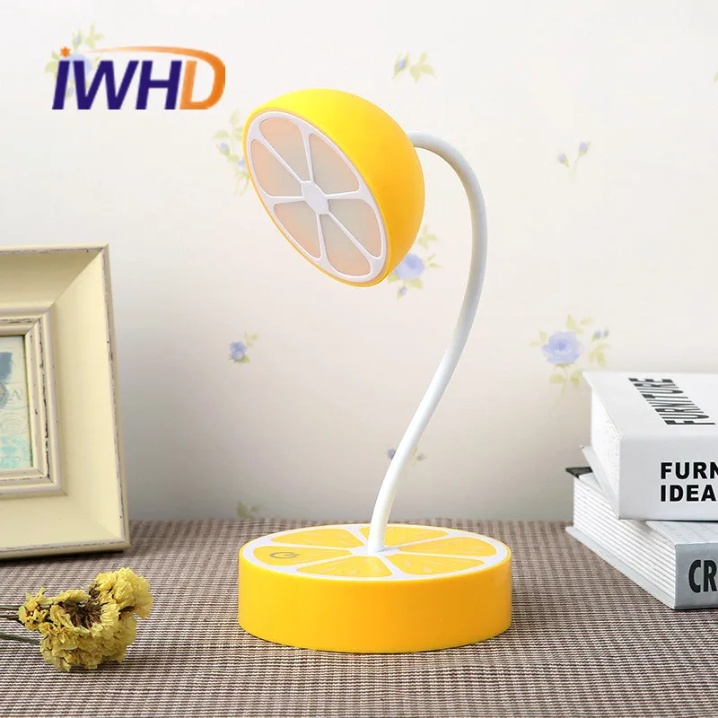 

Colorful Fruit Creative LED Desk Lamp Cute Kids Table Lamp Fixtures For Home Lightings Study Room Cafe Bar Luminaria De Mesa
