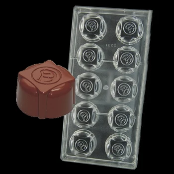 

Transparent Moon Cake Flower Shape 3 D Plastic Hard Inject Polycarbonate PC Chocolate Mold