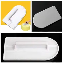 1 шт. пластиковый модный шпатель для торта инструменты для нанесения помады на торт Sugarcraft украшения плавные лопатки DIY Инструменты для выпечки