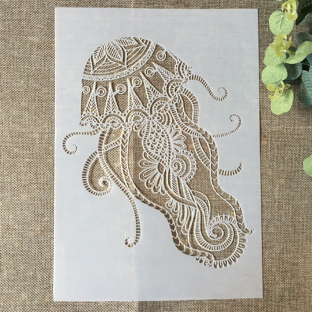 

29*21cm Vintage Animals DIY Layering Stencils Wall Painting Scrapbook Coloring Embossing Album Decorative Paper Card Template