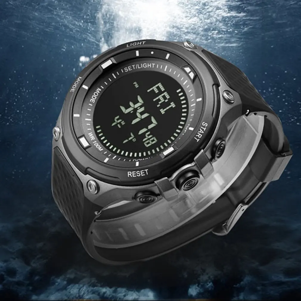 Digital Watch Men's Waterproof Sport Clock Men Barometer Altimeter Thermometer Stopwatch Wrist Watch Relogio Masculino